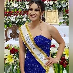 ROYAL BLUE FORMAL DRESS